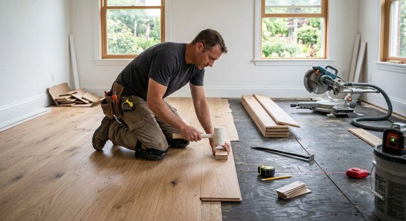 Hardwood Floor Installation in Jersey City, NJ