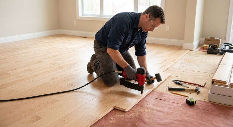 Maple Flooring Installation in Bayonne, NJ