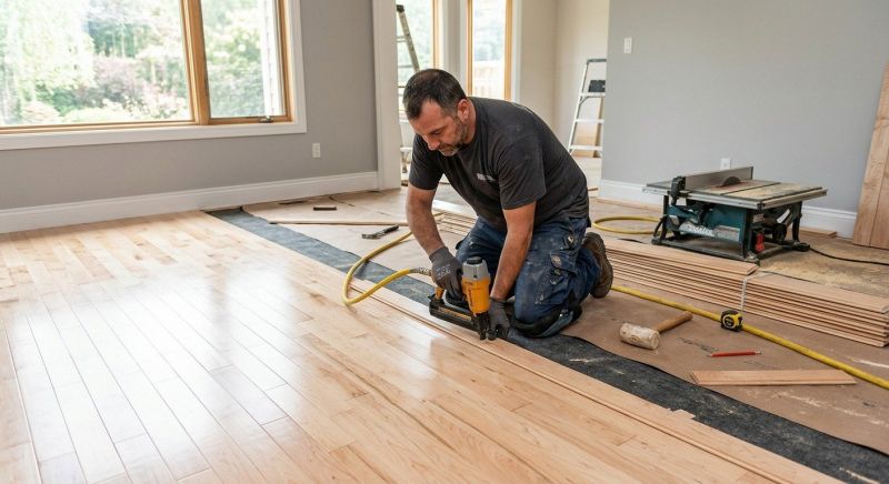 Maple Flooring Installation in Hoboken, NJ