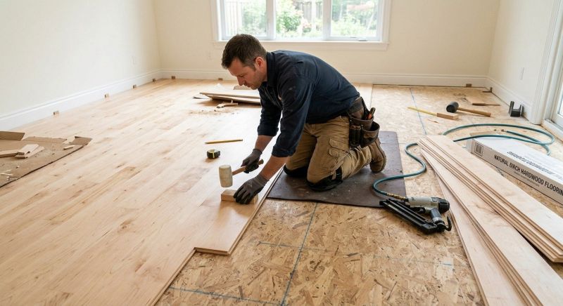 Maple Flooring Installation in Hudson County, NJ