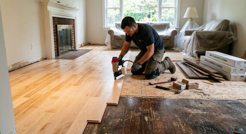 Maple Flooring Installation in Jersey City, NJ