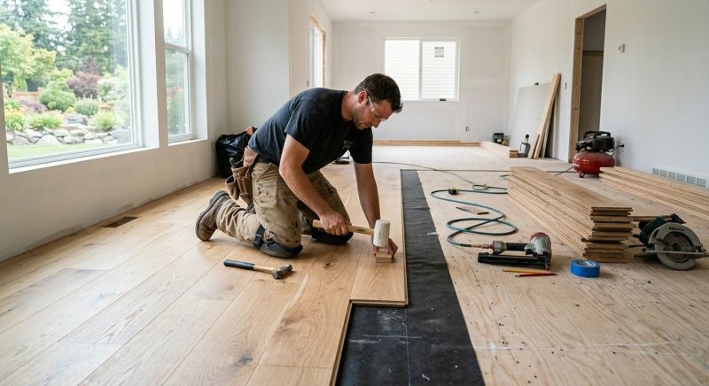 Oak Floor Installation in Cortlandt Manor, NY