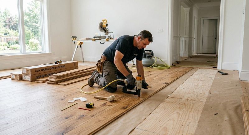 Oak Floor Installation in Cortlandt Manor, NY
