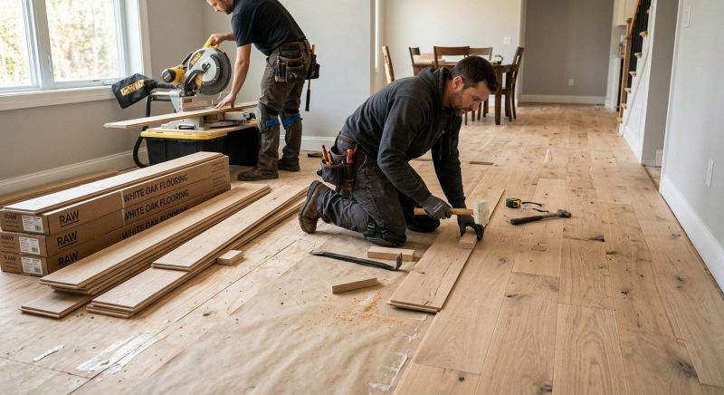 Oak Floor Installation in Great Neck, NY