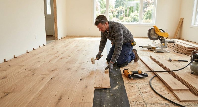 Oak Floor Installation in Hempstead, NY