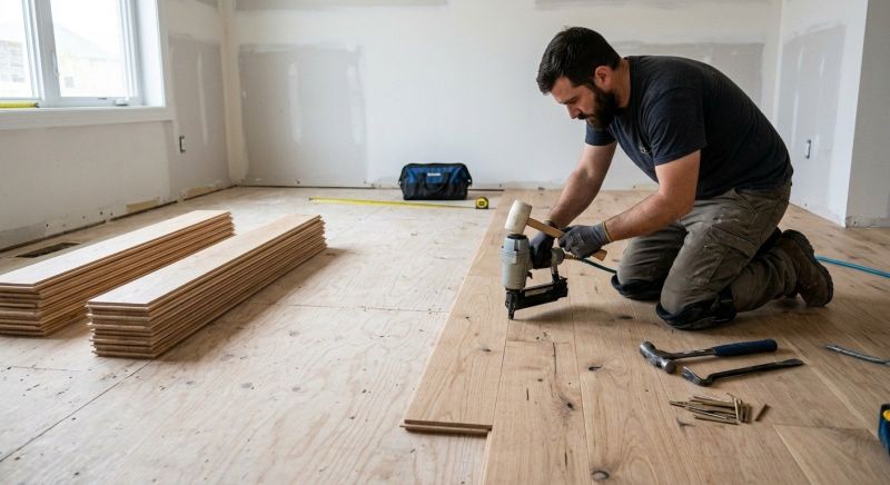 Oak Floor Installation in South Orange, NJ