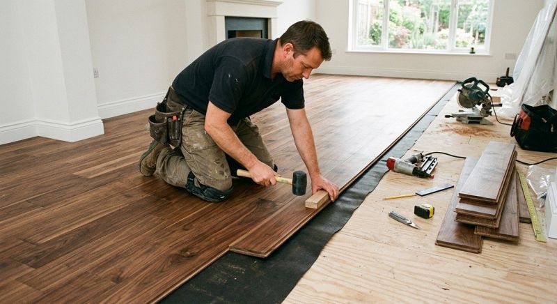 Walnut Flooring Installation in Westchester County, NY