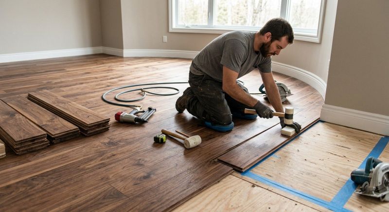 Walnut Flooring Installation in Westchester County, NY