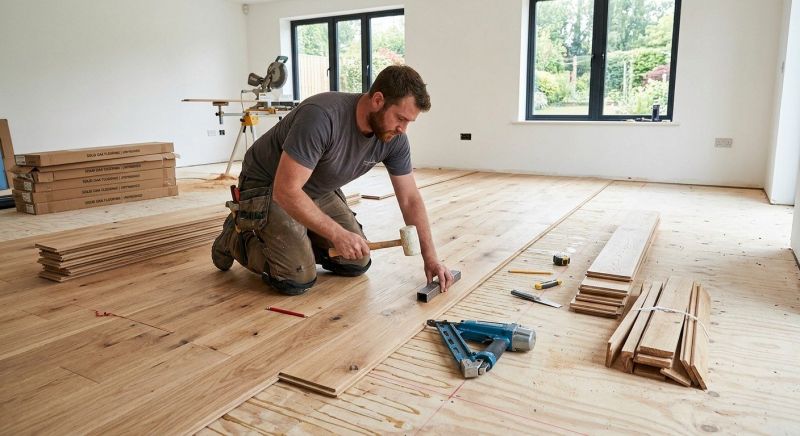 White Oak Floor Installation in Westchester County, NY