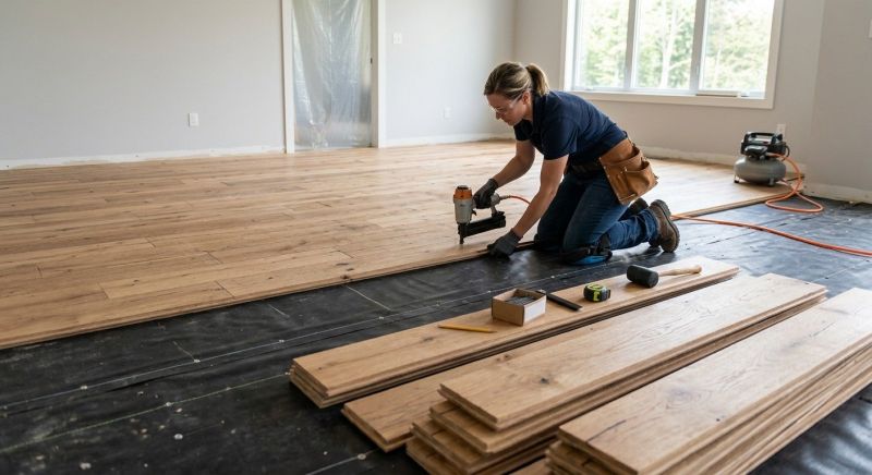 Wide Plank Floor Installation in Westchester County, NY